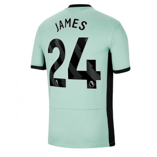 Pánský Fotbalový dres Chelsea Reece James #24 2023-24 Třetí Krátký Rukáv